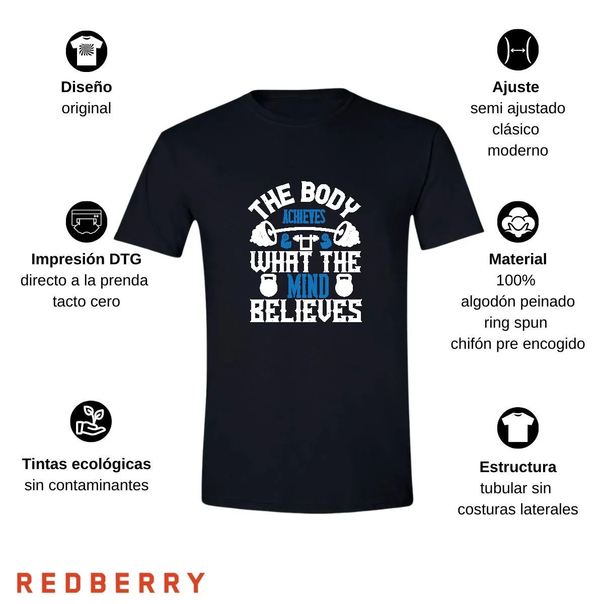 Playera Hombre Fitness Gym Ejercicio FT1033
