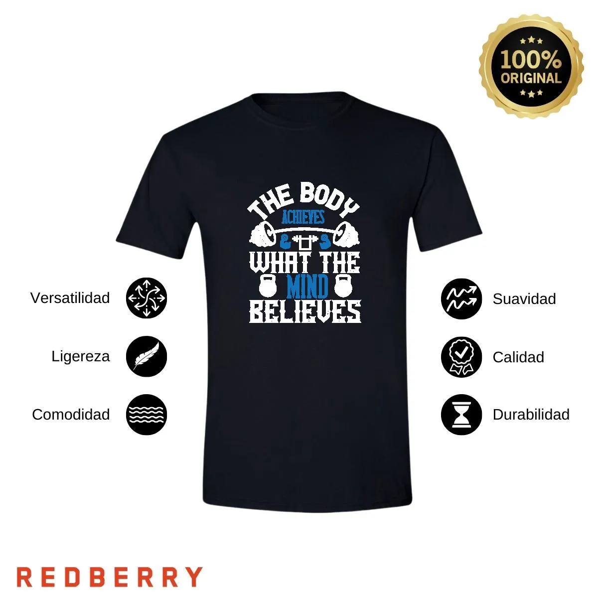 Playera Hombre Fitness Gym Ejercicio FT1033