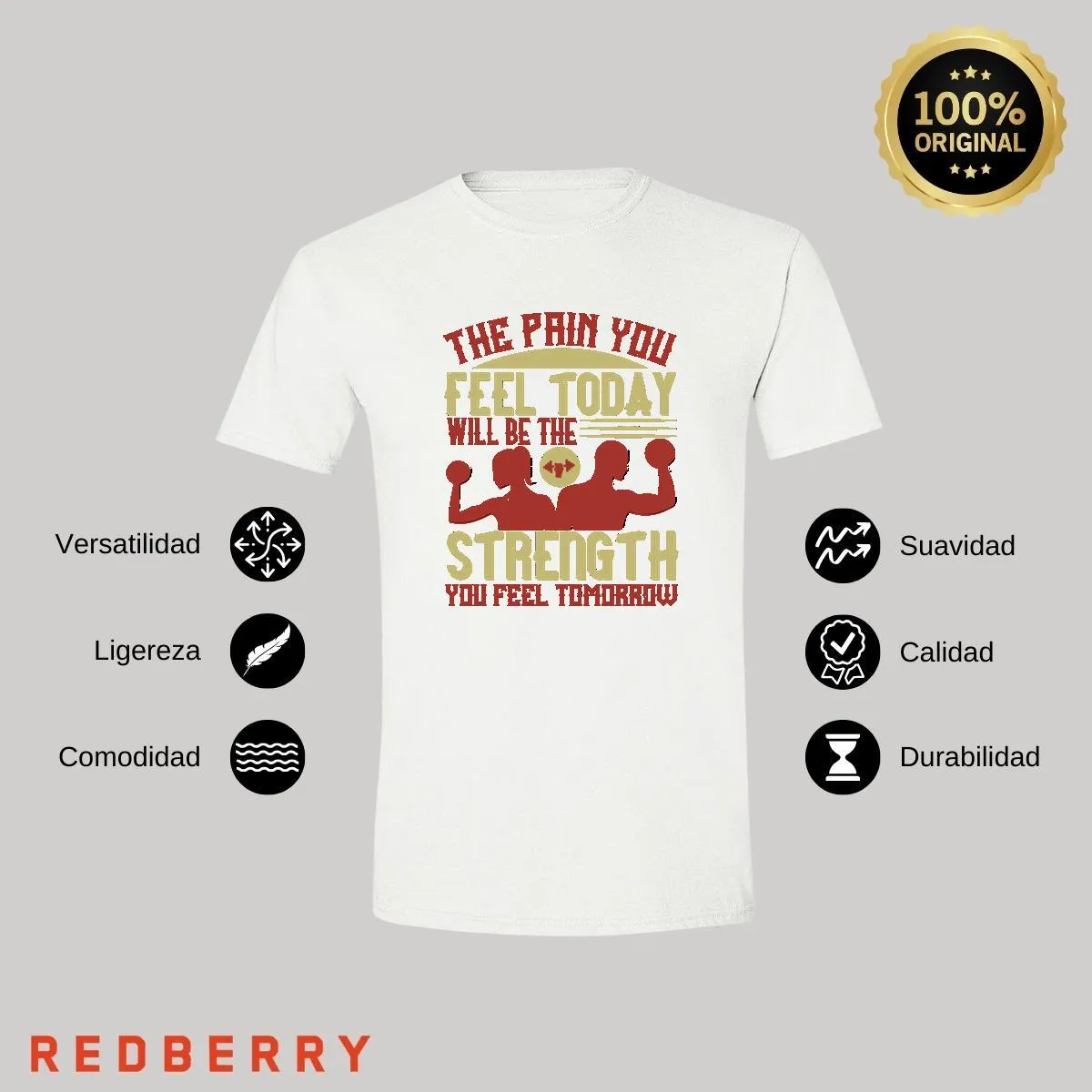 Playera Hombre Fitness Gym Ejercicio FT1037