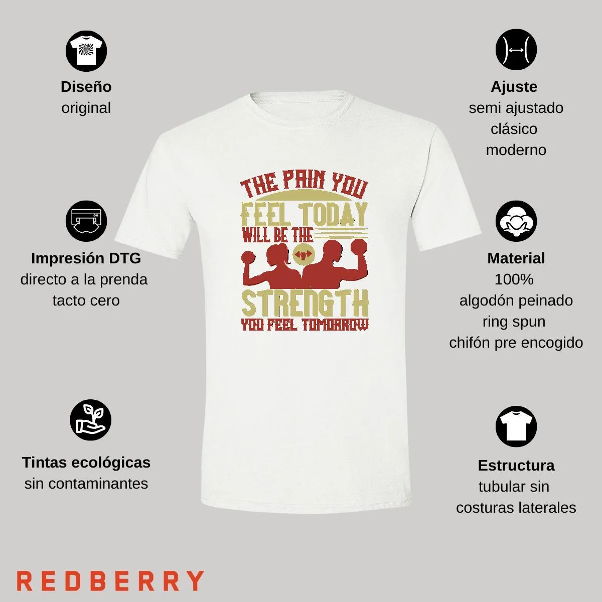 Playera Hombre Fitness Gym Ejercicio FT1037