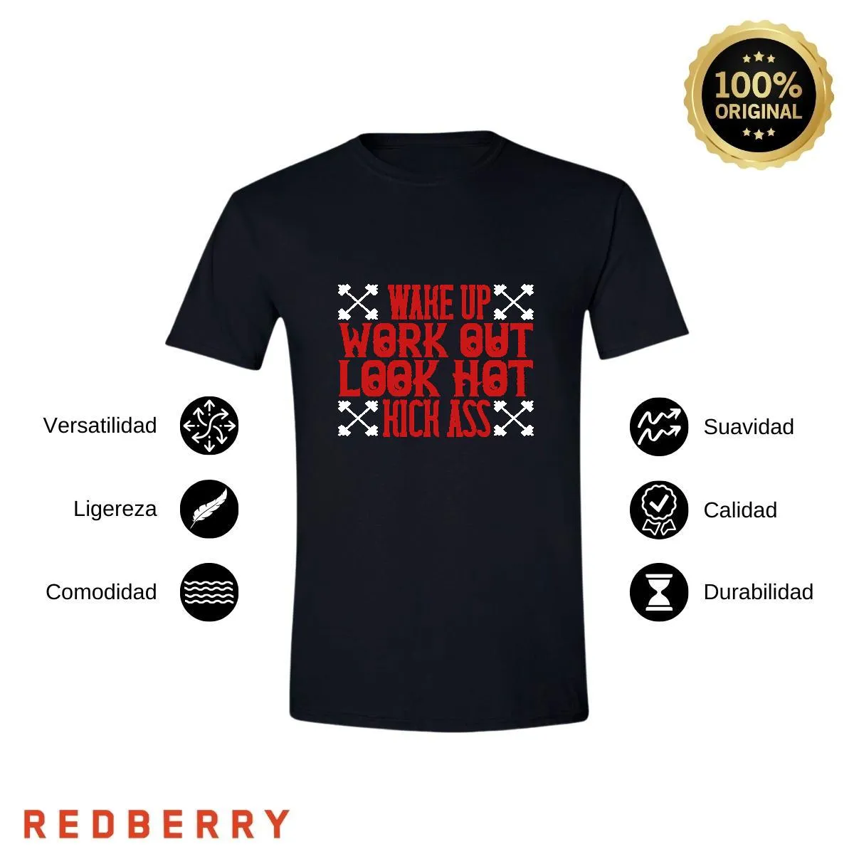 Playera Hombre Fitness Gym Ejercicio FT1042
