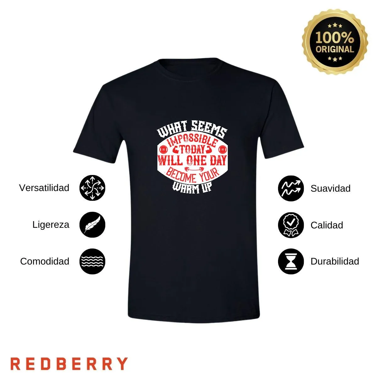 Playera Hombre Fitness Gym Ejercicio FT1045
