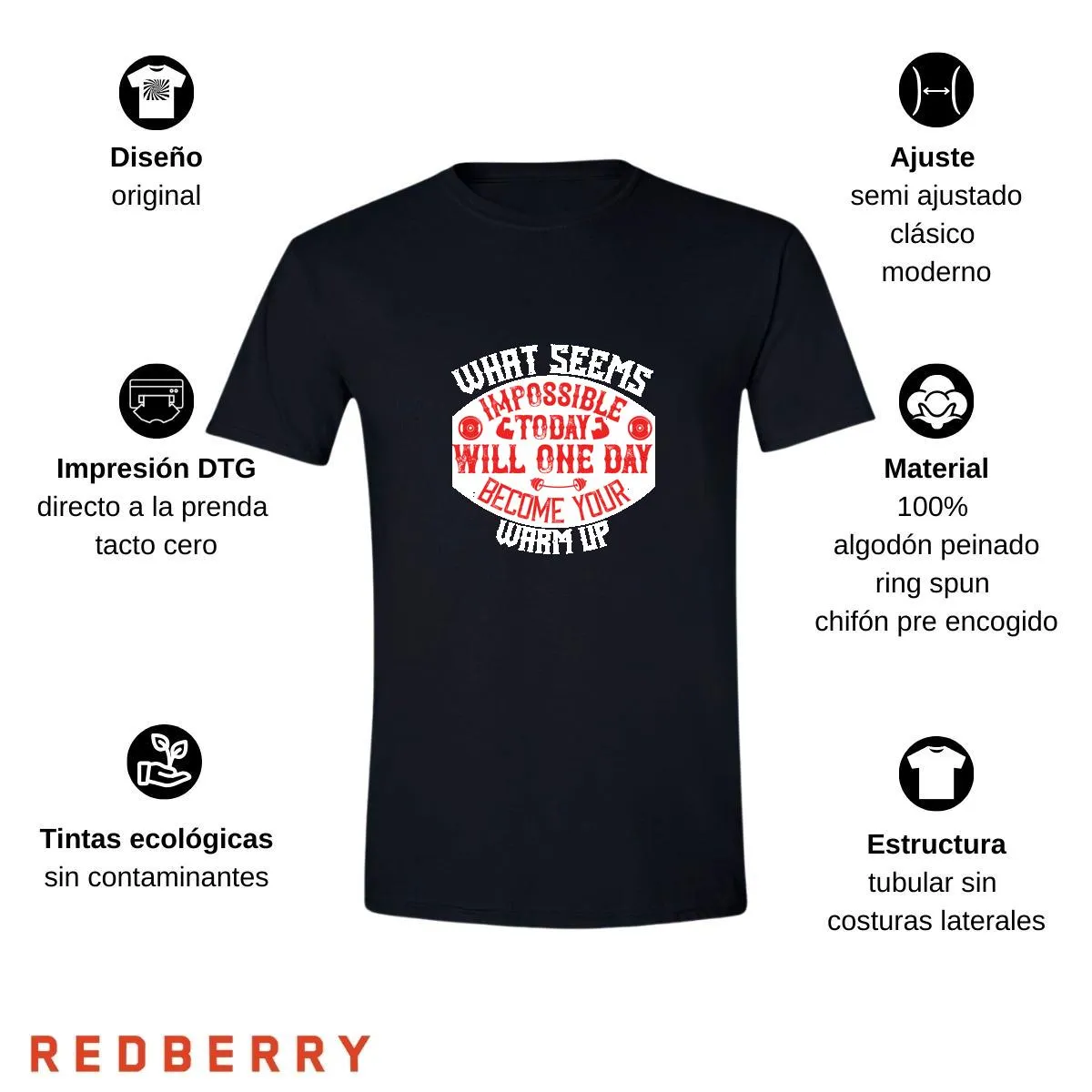 Playera Hombre Fitness Gym Ejercicio FT1045