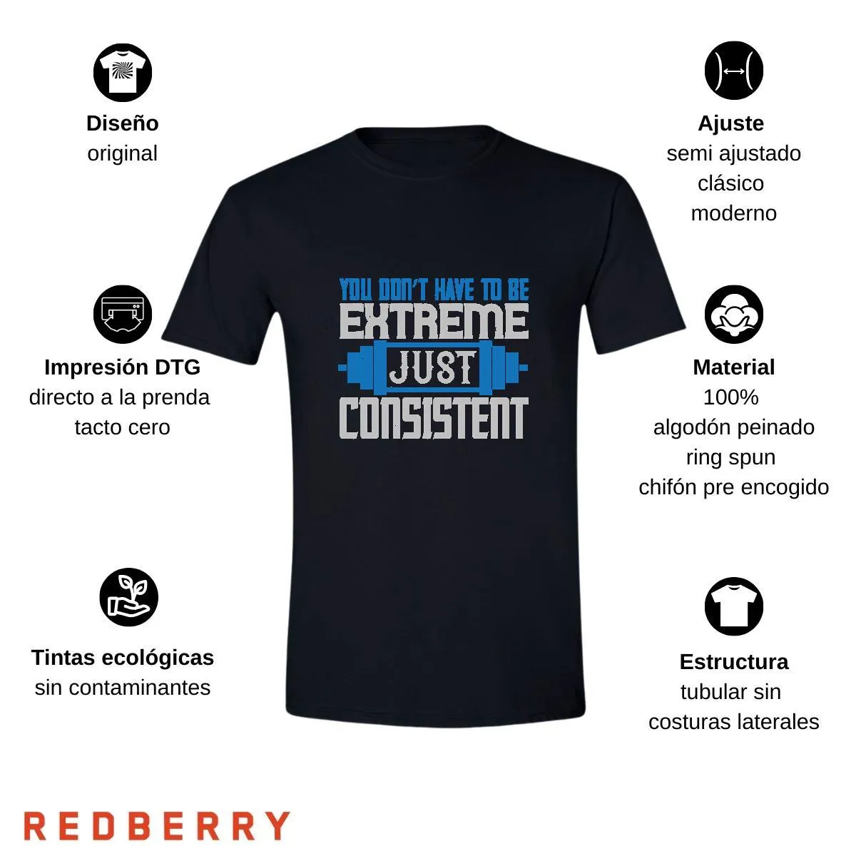 Playera Hombre Fitness Gym Ejercicio FT1049