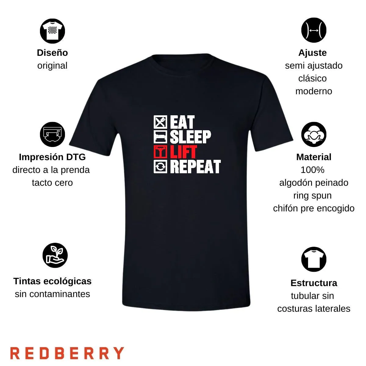 Playera Hombre Gym Ejercicio Fitness GF1003