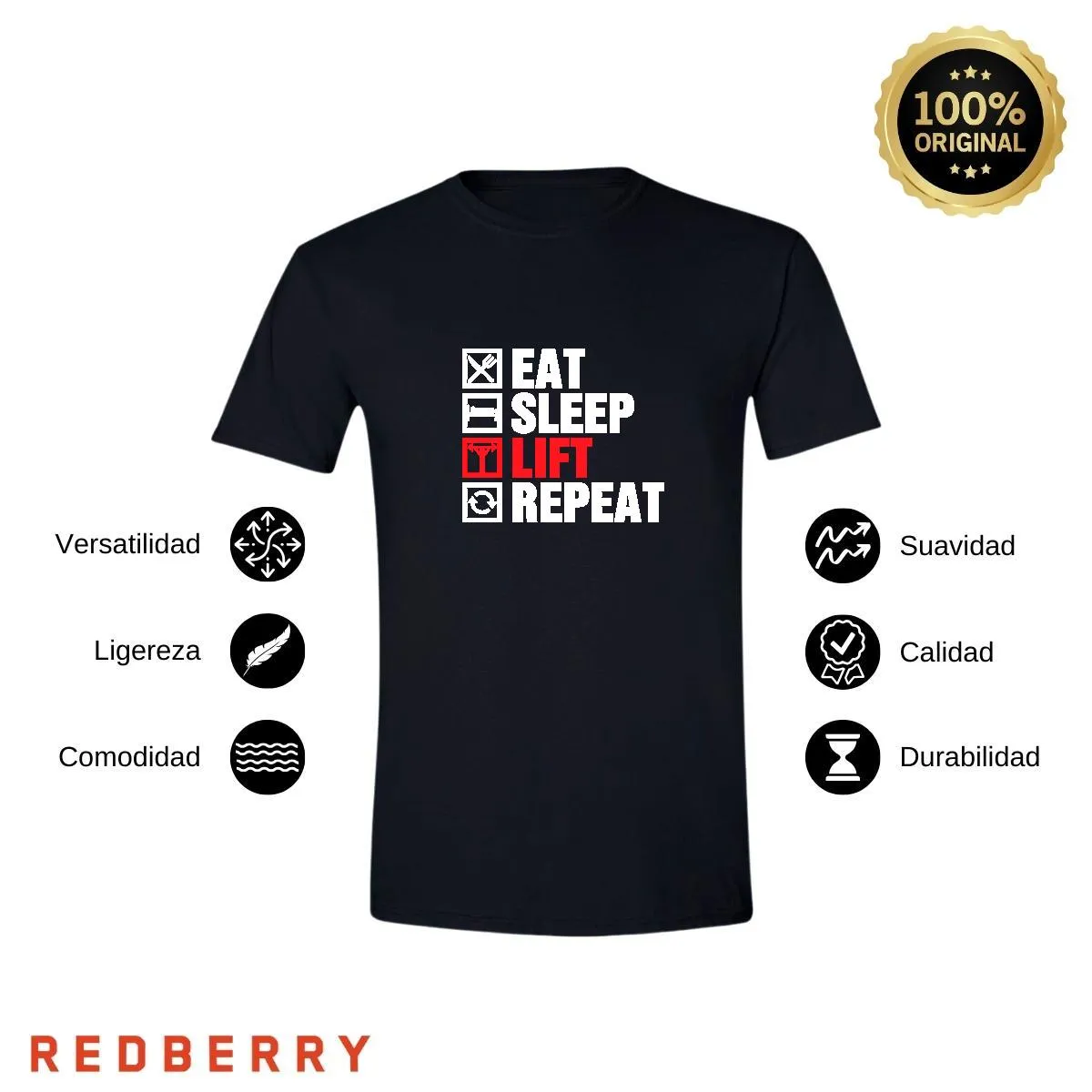 Playera Hombre Gym Ejercicio Fitness GF1003