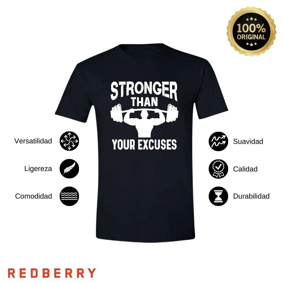 Playera Hombre Gym Ejercicio Fitness GF1007