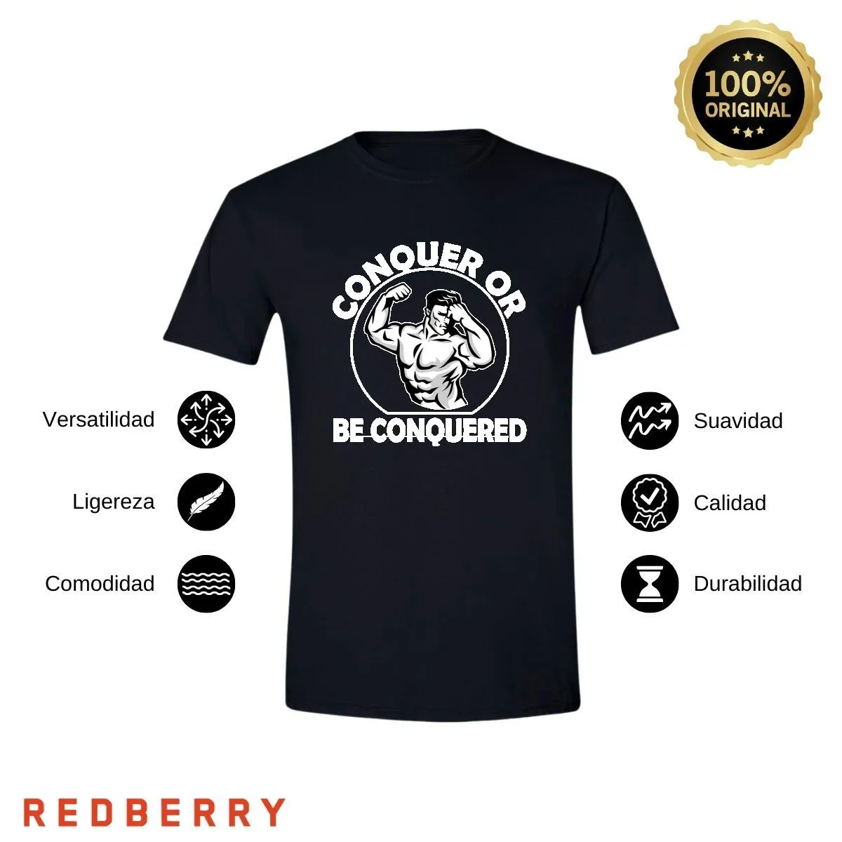 Playera Hombre Gym Ejercicio Fitness GF1008