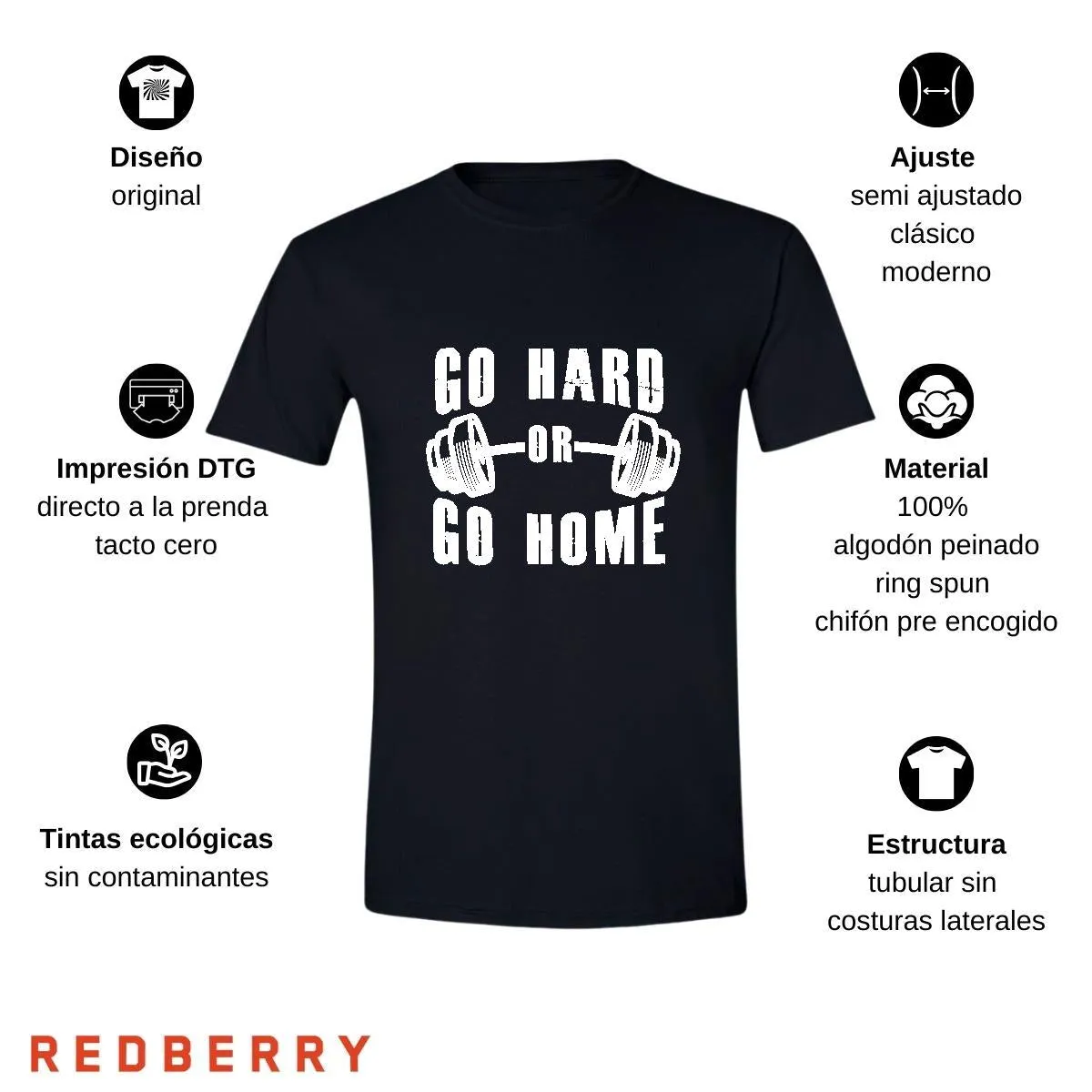 Playera Hombre Gym Ejercicio Fitness GF1010