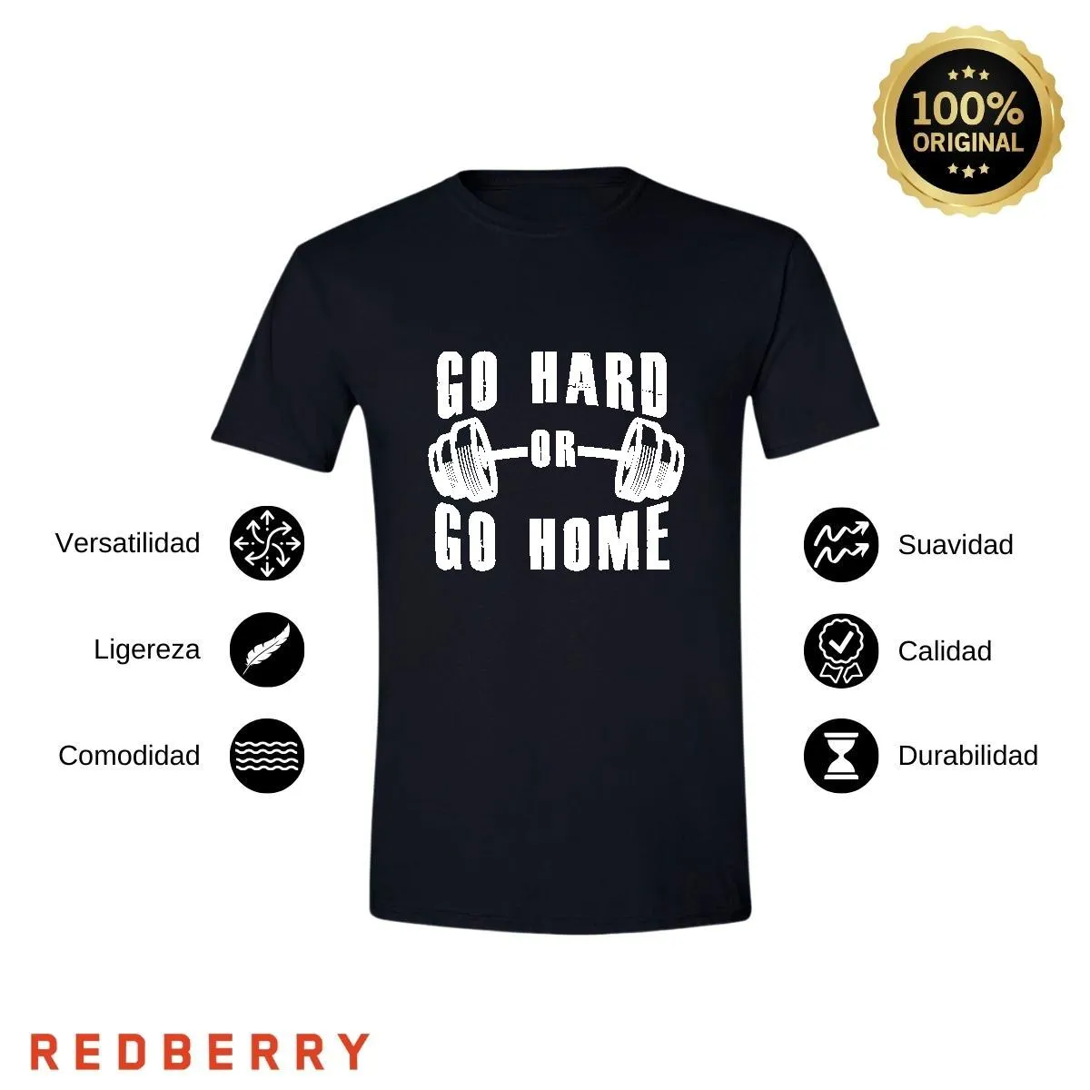 Playera Hombre Gym Ejercicio Fitness GF1010