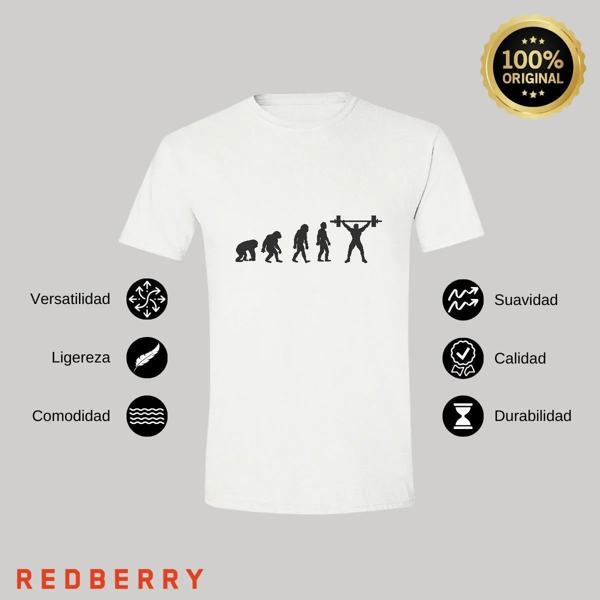 Playera Hombre Gym Ejercicio Fitness GF1012