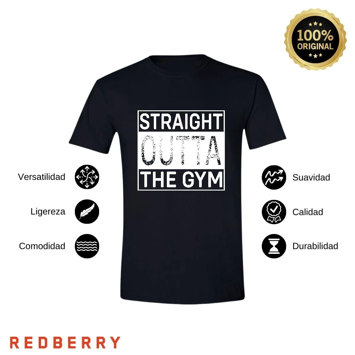 Playera Hombre Gym Ejercicio Fitness GF1013