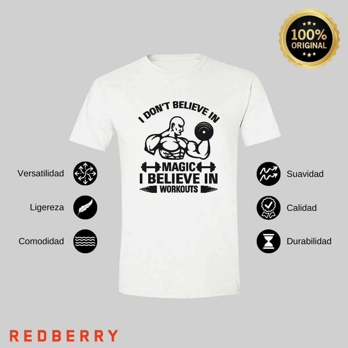 Playera Hombre Gym Ejercicio Fitness GF1015