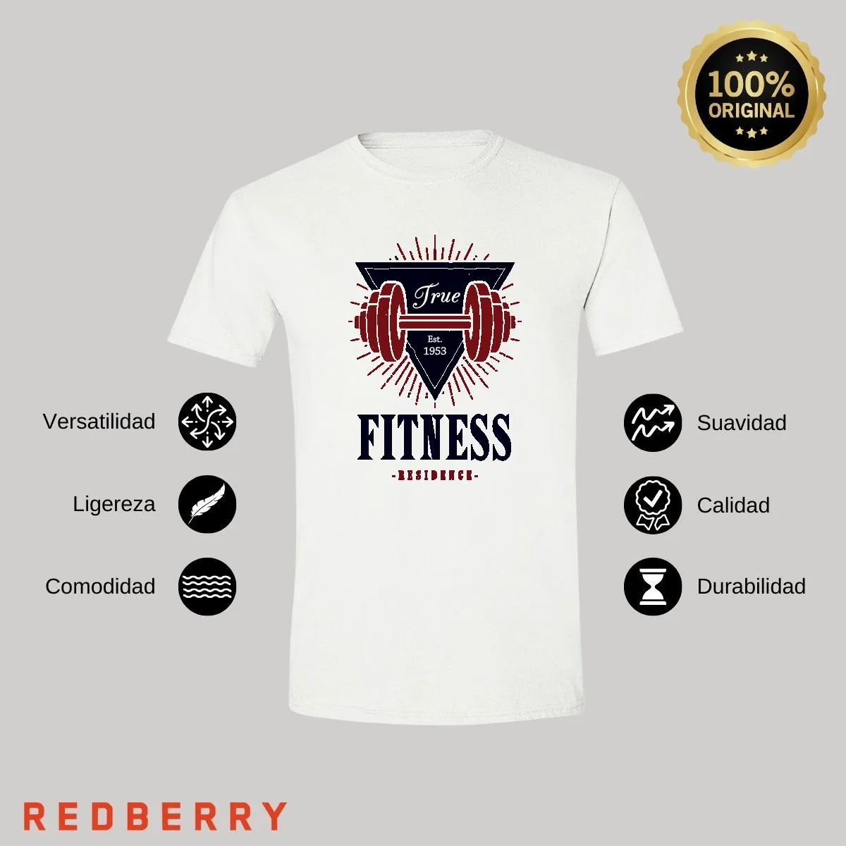Playera Hombre Gym Ejercicio Fitness GF1019