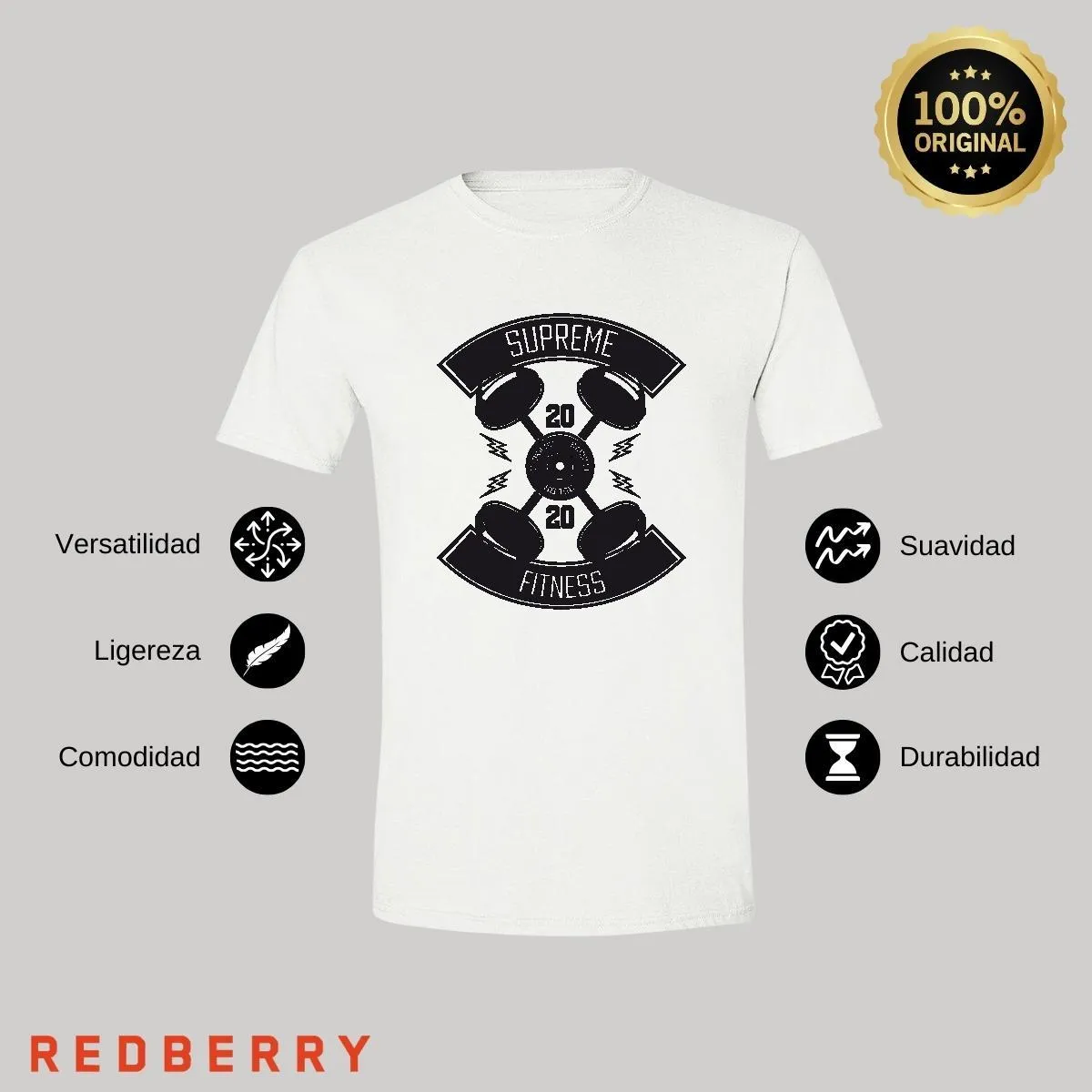 Playera Hombre Gym Ejercicio Fitness GF1021