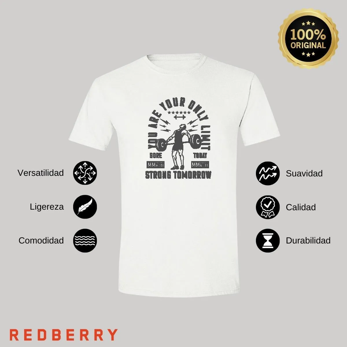 Playera Hombre Gym Ejercicio Fitness GF1026