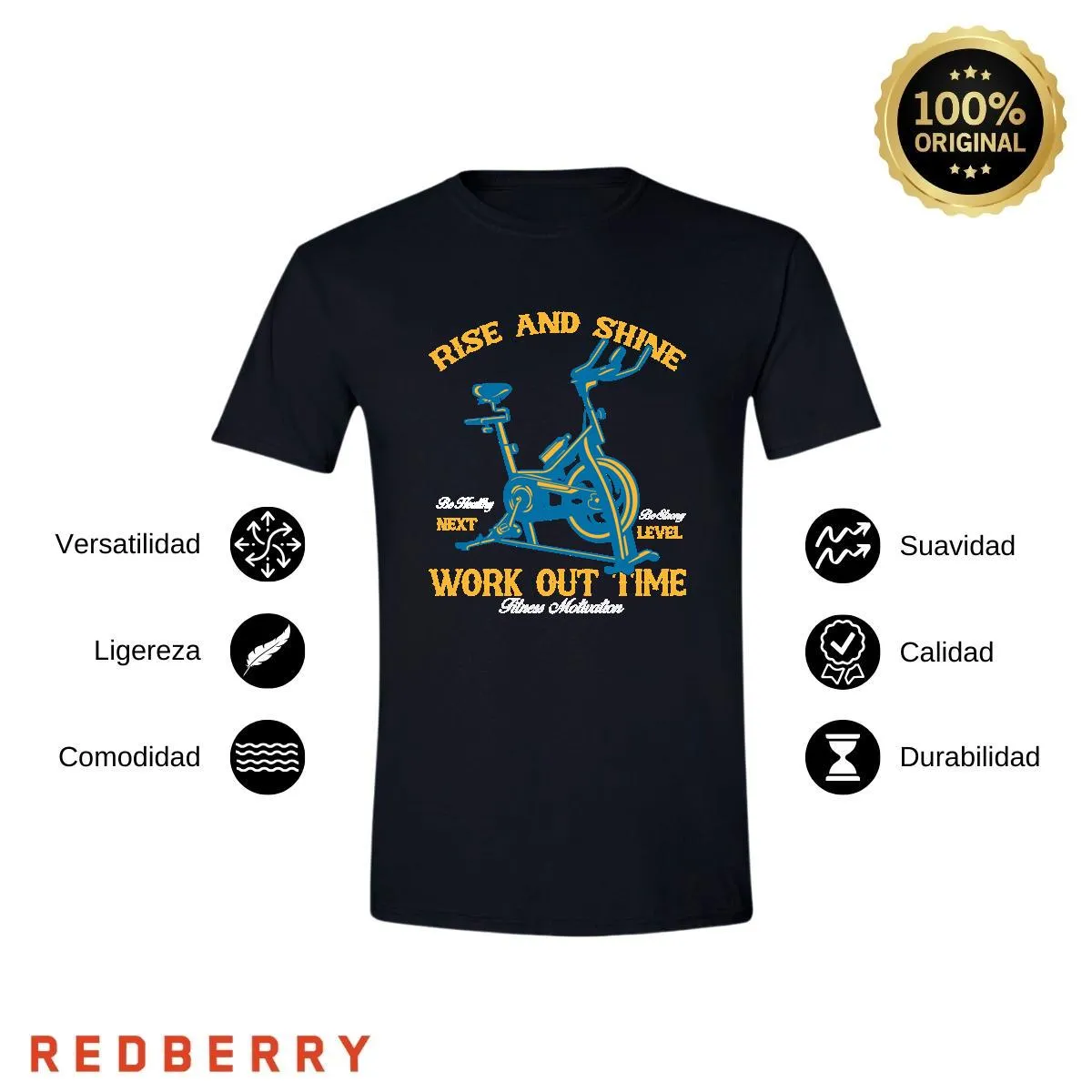 Playera Hombre Gym Ejercicio Fitness GF1029