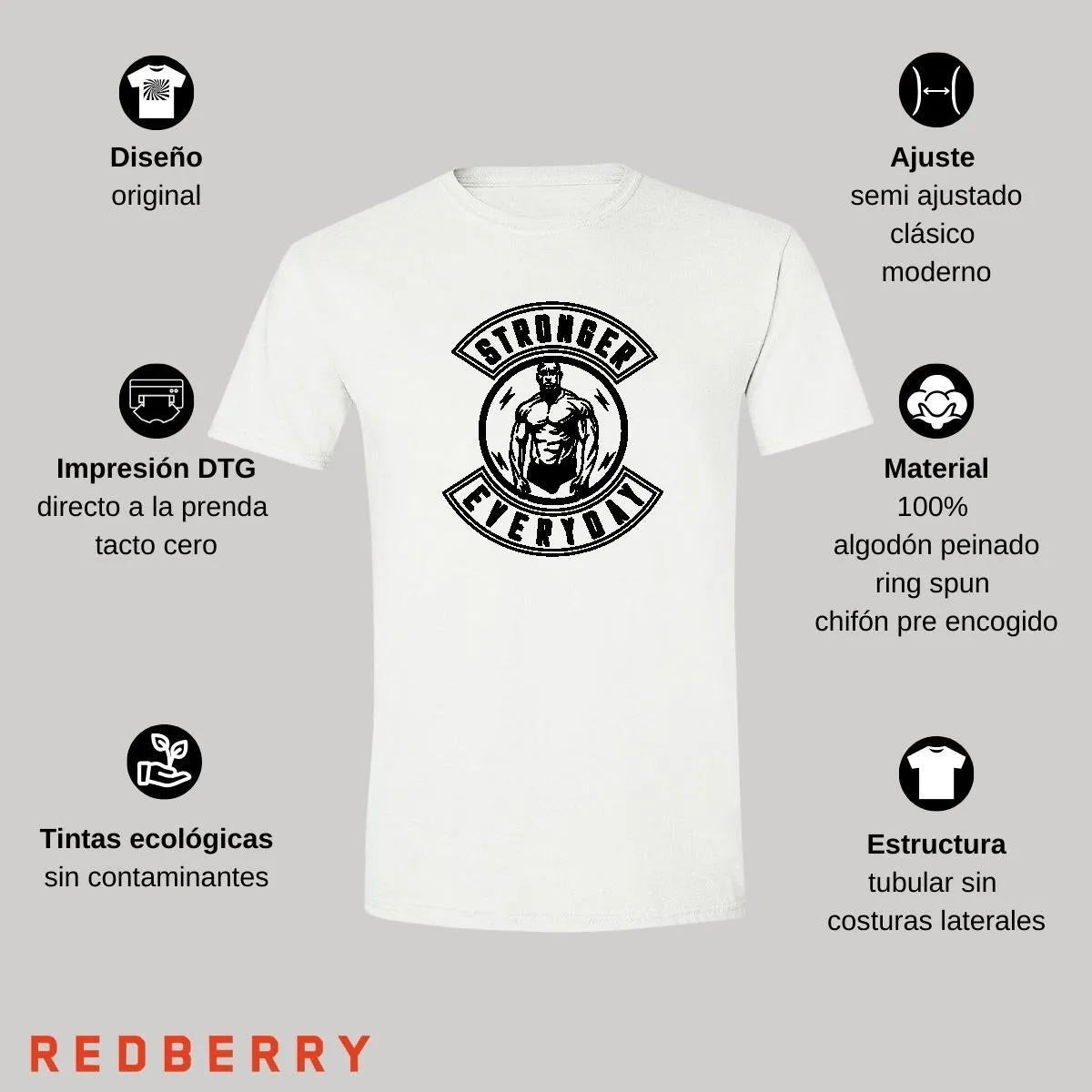 Playera Hombre Gym Ejercicio Fitness GF1035