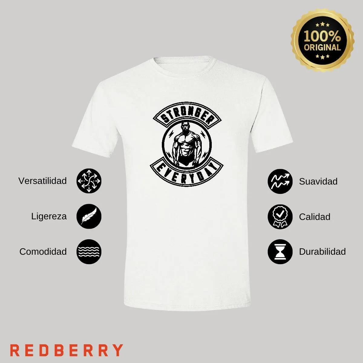 Playera Hombre Gym Ejercicio Fitness GF1035