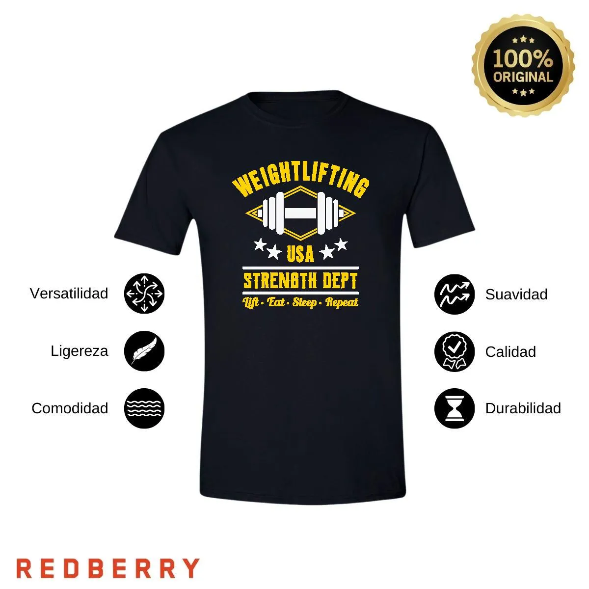 Playera Hombre Gym Ejercicio Fitness GF1041