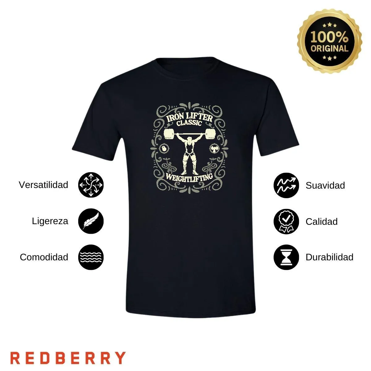 Playera Hombre Gym Ejercicio Fitness GF1043