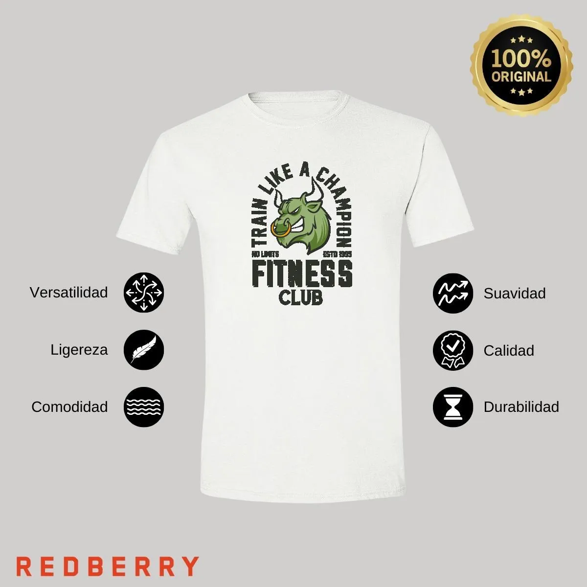 Playera Hombre Gym Ejercicio Fitness GF1048