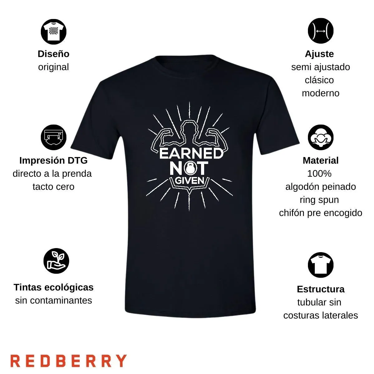 Playera Hombre Gym Ejercicio Fitness GF2003