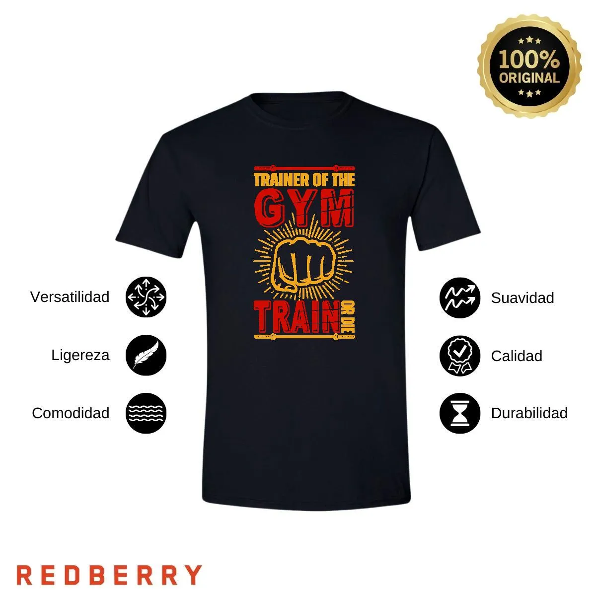 Playera Hombre Gym Ejercicio Fitness GF2007