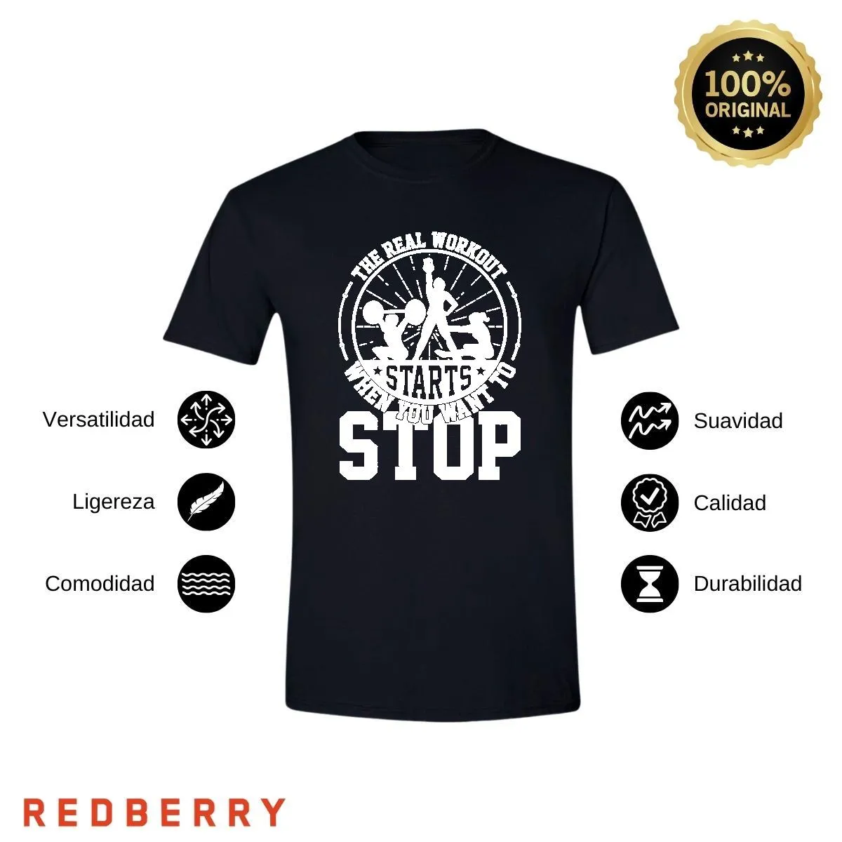 Playera Hombre Gym Ejercicio Fitness GF2014