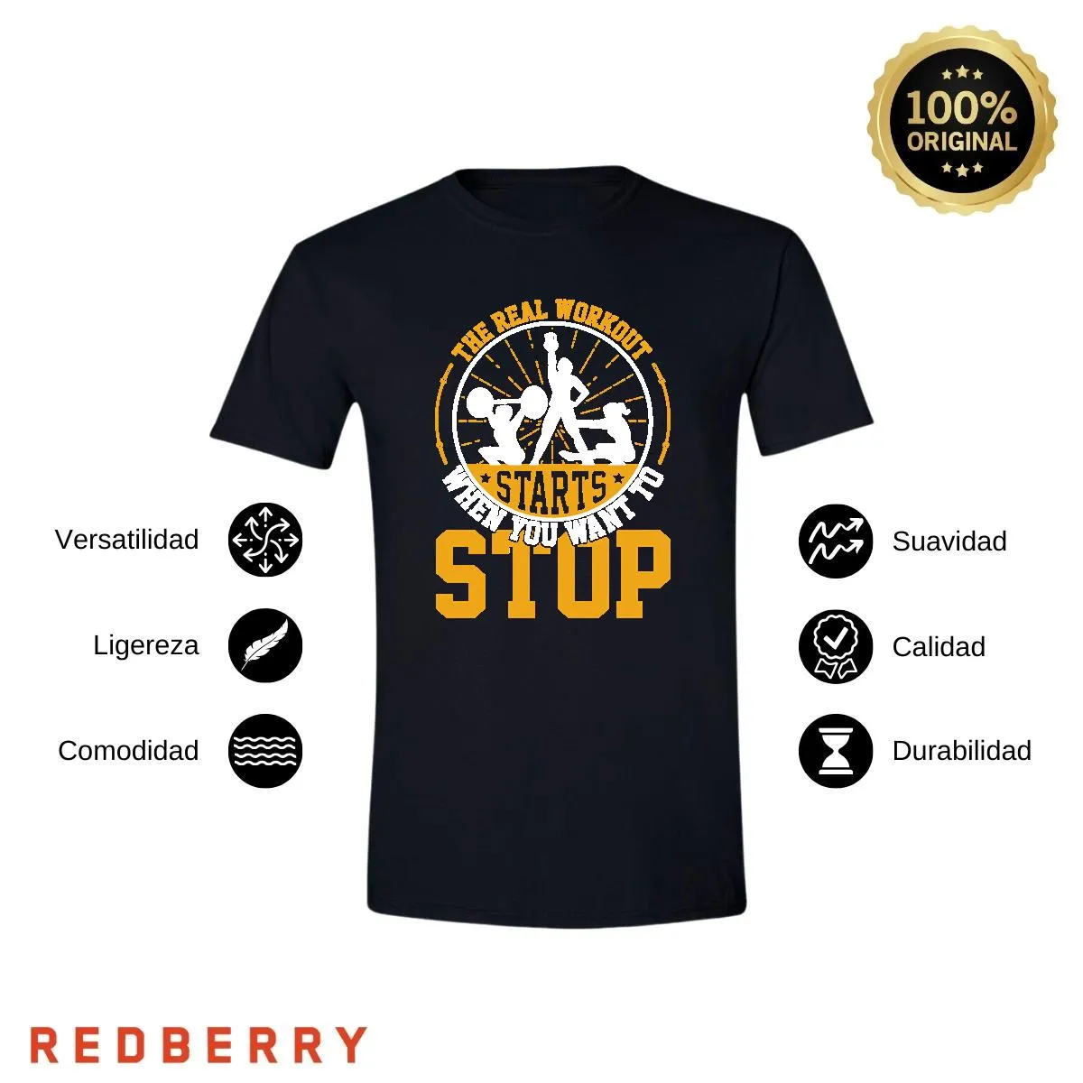 Playera Hombre Gym Ejercicio Fitness GF2015