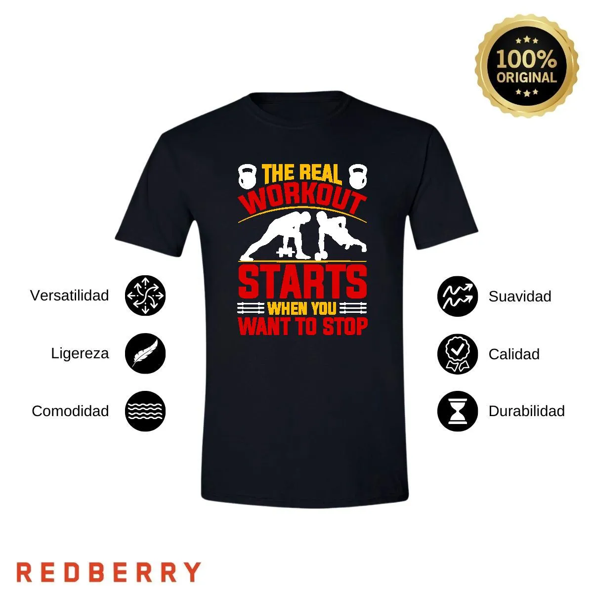 Playera Hombre Gym Ejercicio Fitness GF2022