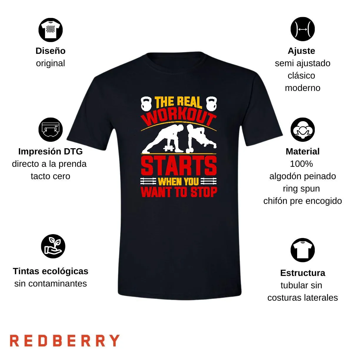 Playera Hombre Gym Ejercicio Fitness GF2022