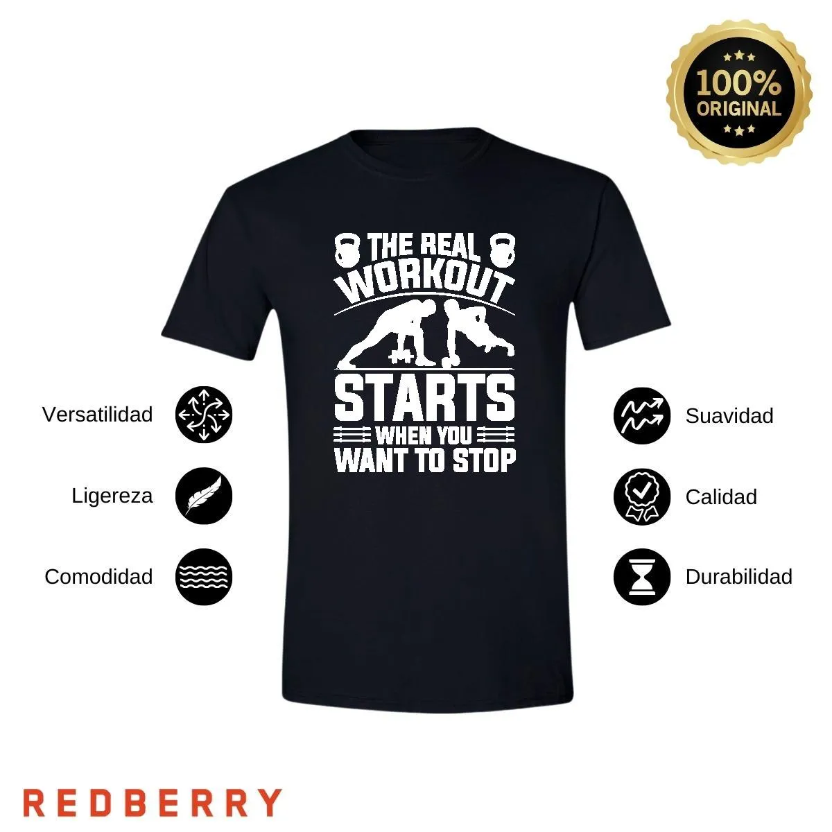 Playera Hombre Gym Ejercicio Fitness GF2023