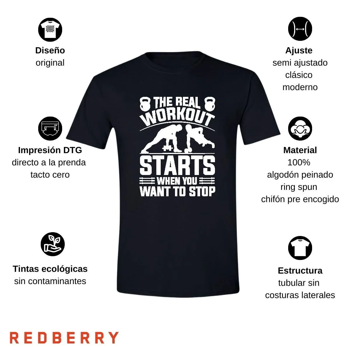 Playera Hombre Gym Ejercicio Fitness GF2023