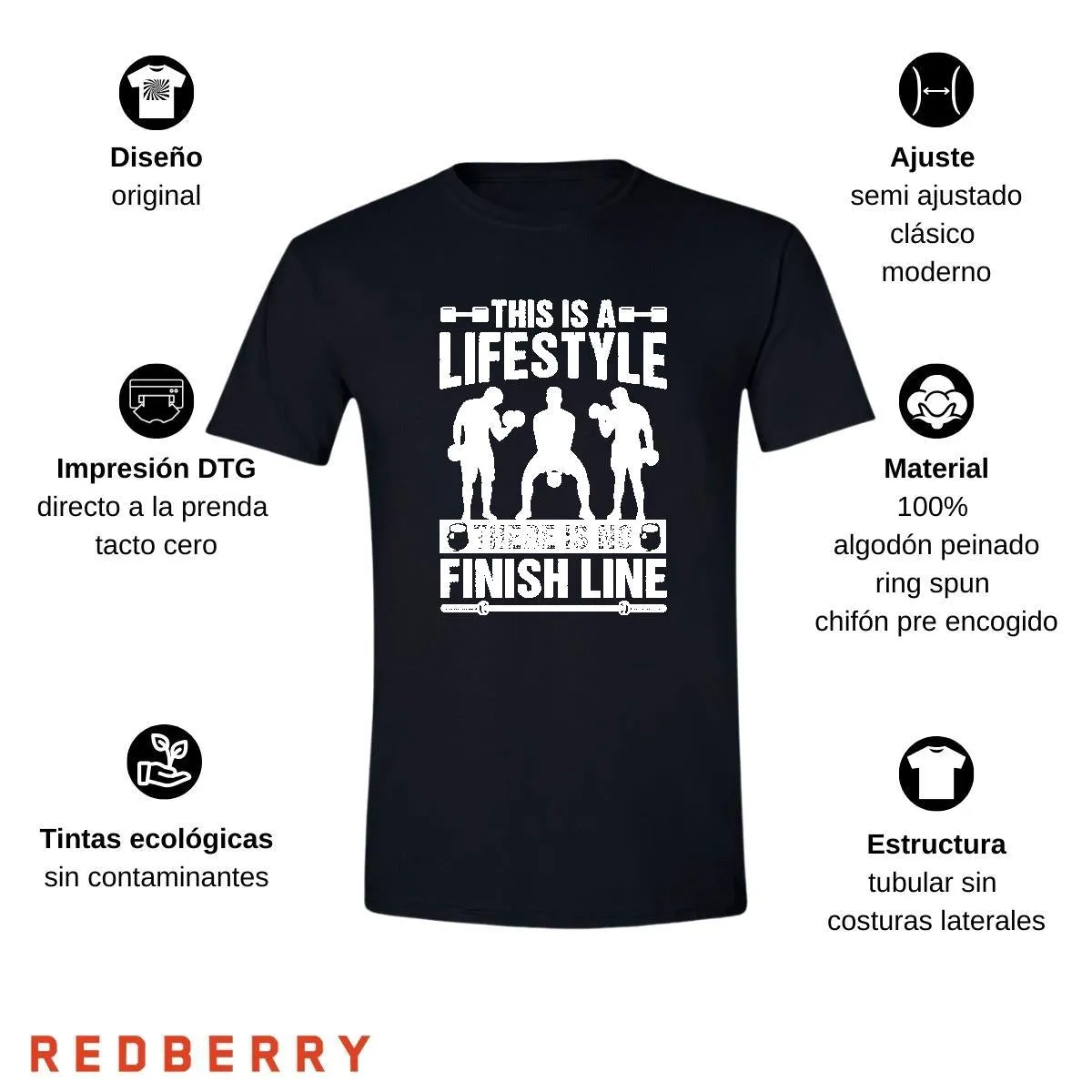 Playera Hombre Gym Ejercicio Fitness GF2025