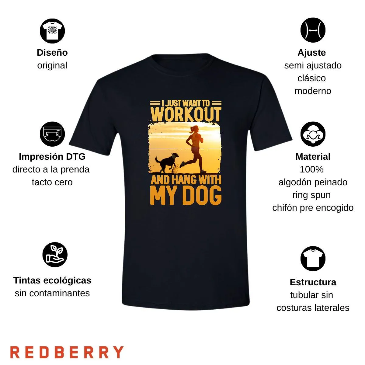 Playera Hombre Gym Ejercicio Fitness GF2027