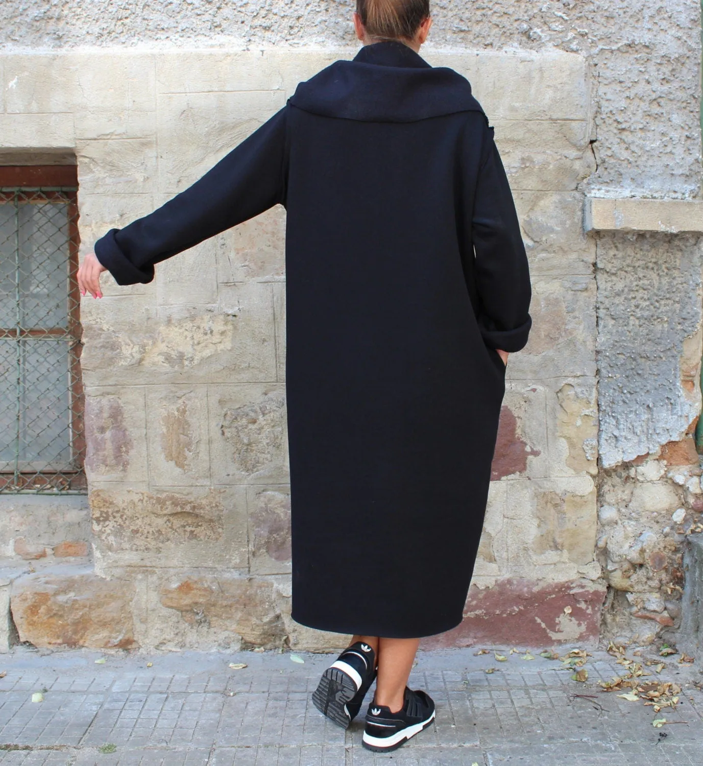 Plus Size Dress, Black Cozy Dress, Turtleneck Dress, Casual Dress, Gothic Dress, Winter Cyberpunk Dress, Dark Fashion, Holiday Dress, Loose