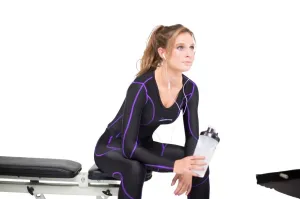 POWERTITE WOMEN COMPRESSION PERFORMANCE TIGHTS SKINS LONG SLEEVES TOP SIZE XL