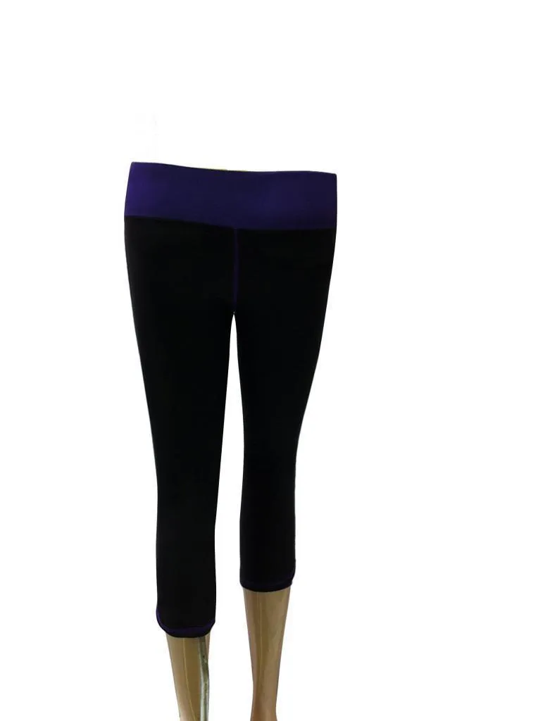 POWERTITE WOMENS EXERCISE 3/4 PANTS - SIZE EXTRA SMALL