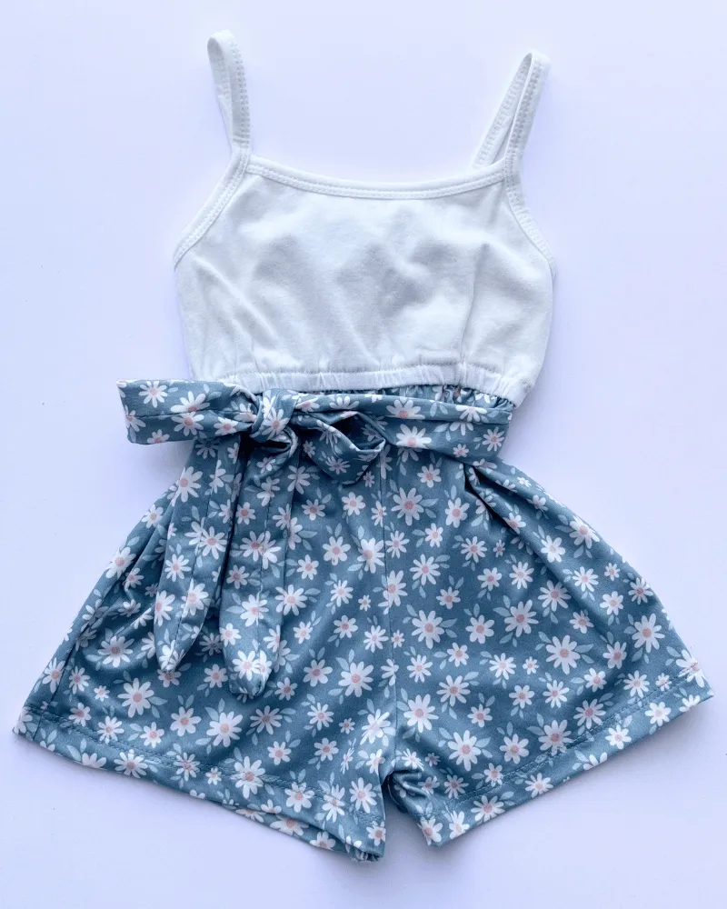 PREORDER! Betty Camisole Romper - Flower Petals