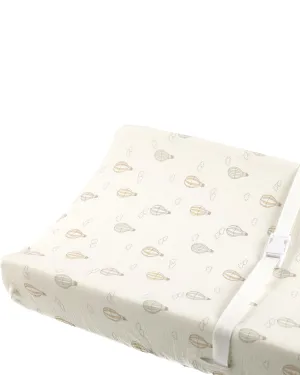 QUINCY MAE Organic Changing Pad Cover || Hot Air Balloons