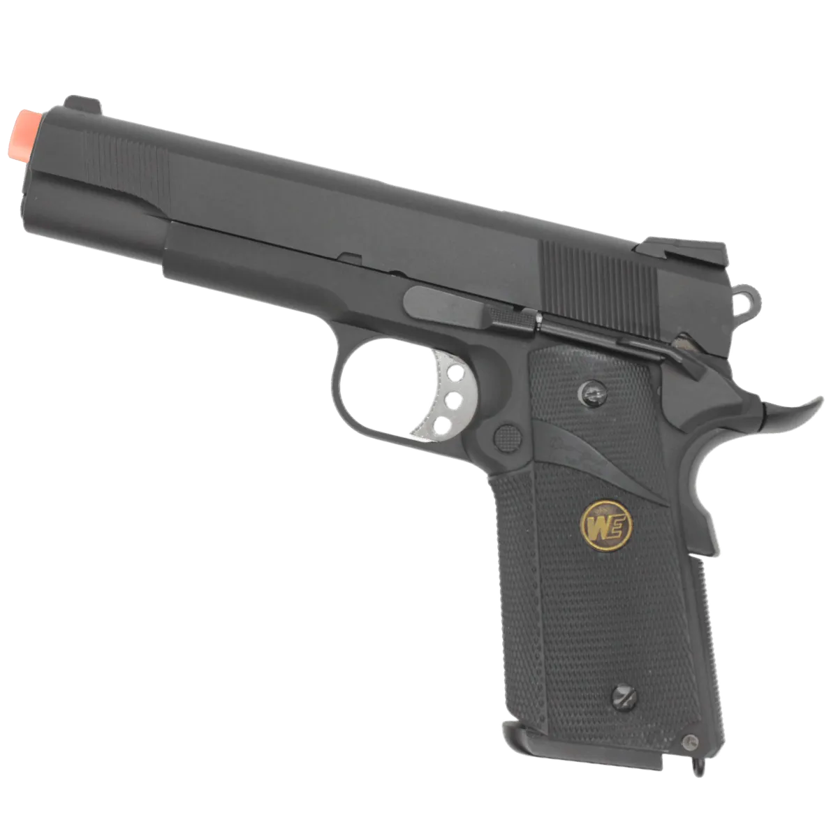 "CQB Master" WE Tech 1911 MEU Gelsoft Gas Blowback Gel Blaster -  Black Version