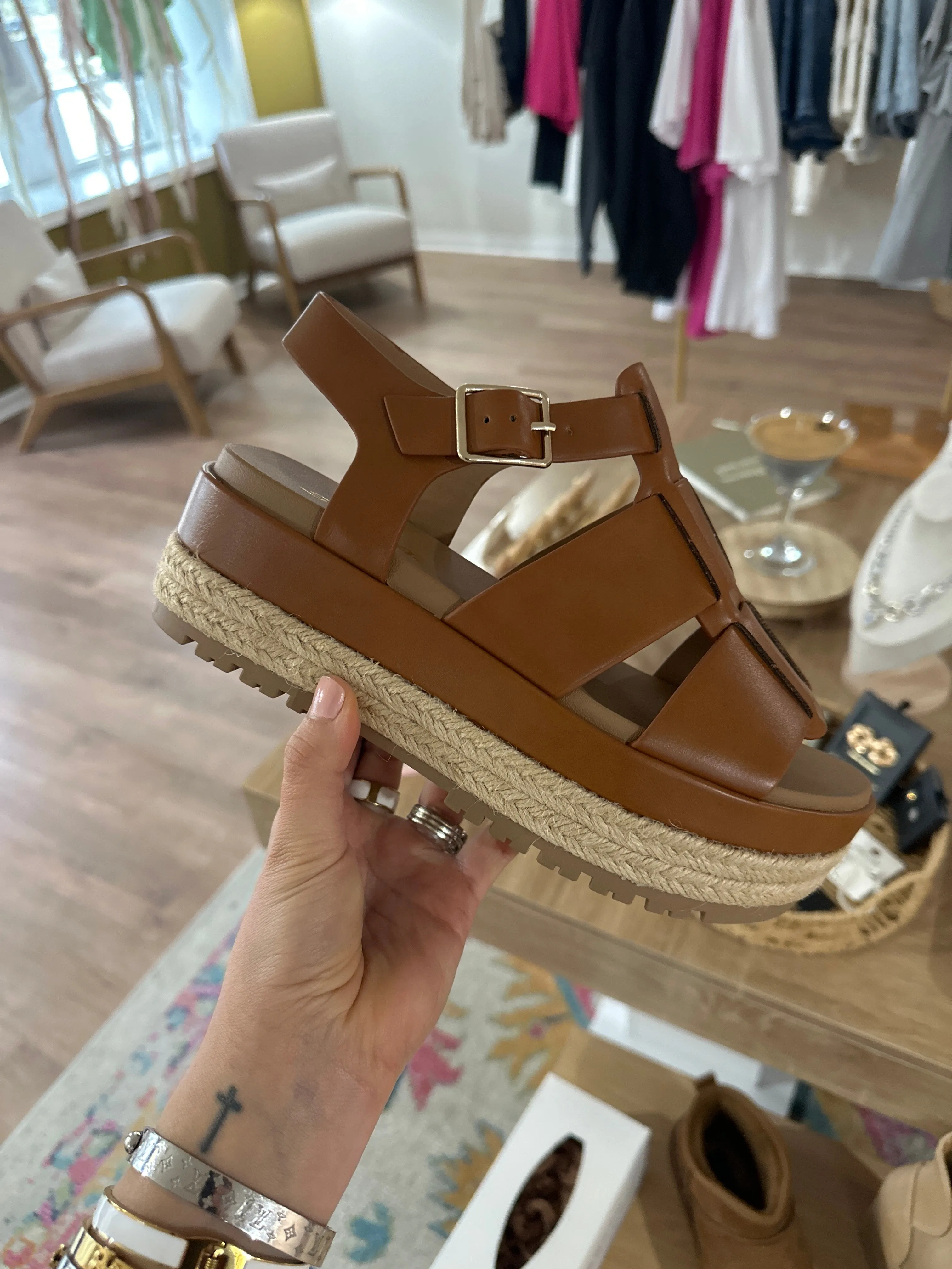 "Tana" Platform Espadrille Sandals