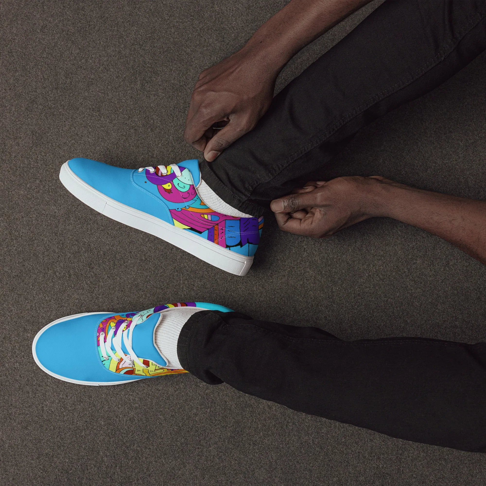 "Tytan Z" Men’s lace-up canvas shoes