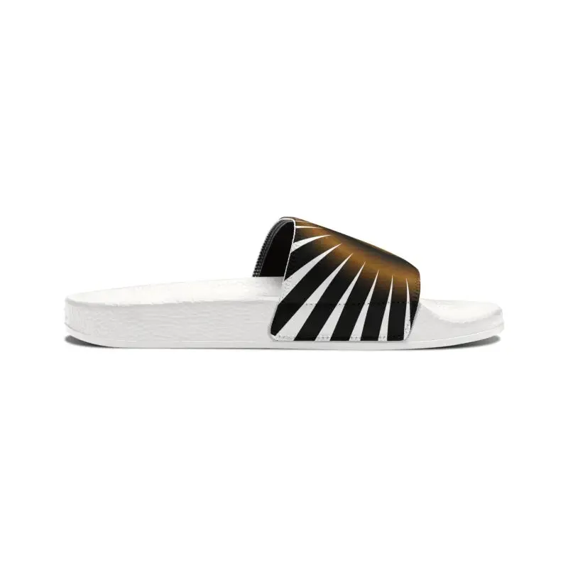 Radical Radial Pattern Mens Slide Sandals