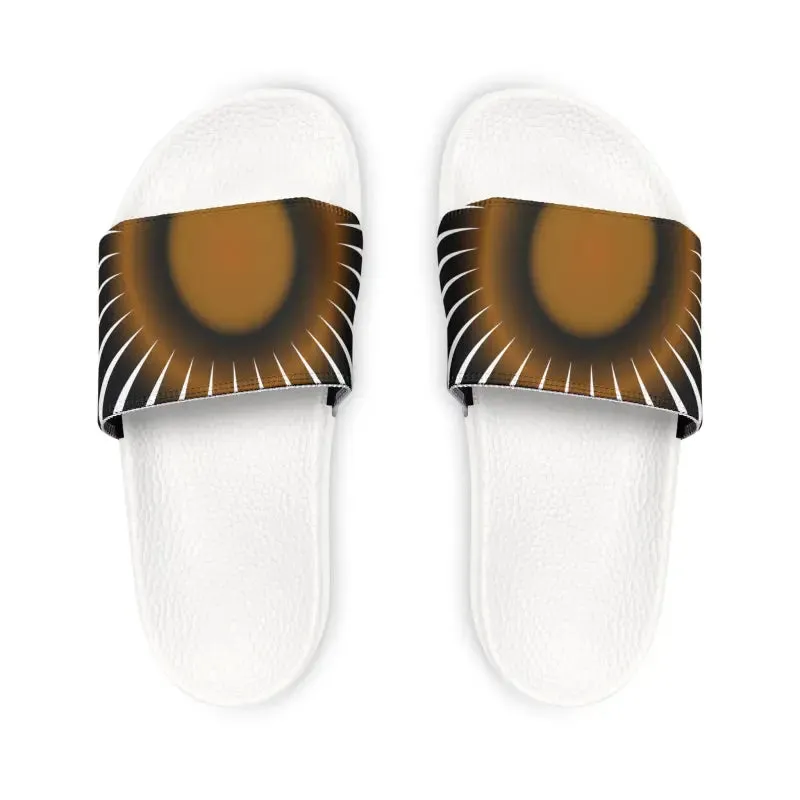 Radical Radial Pattern Mens Slide Sandals