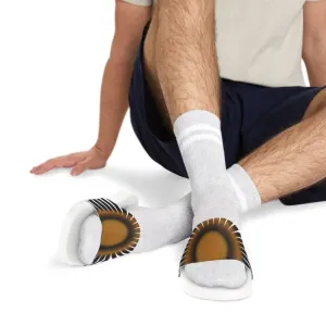 Radical Radial Pattern Mens Slide Sandals