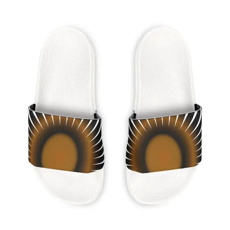 Radical Radial Pattern Mens Slide Sandals