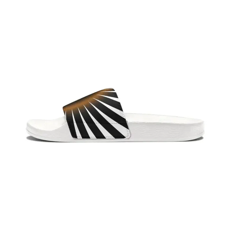 Radical Radial Pattern Mens Slide Sandals