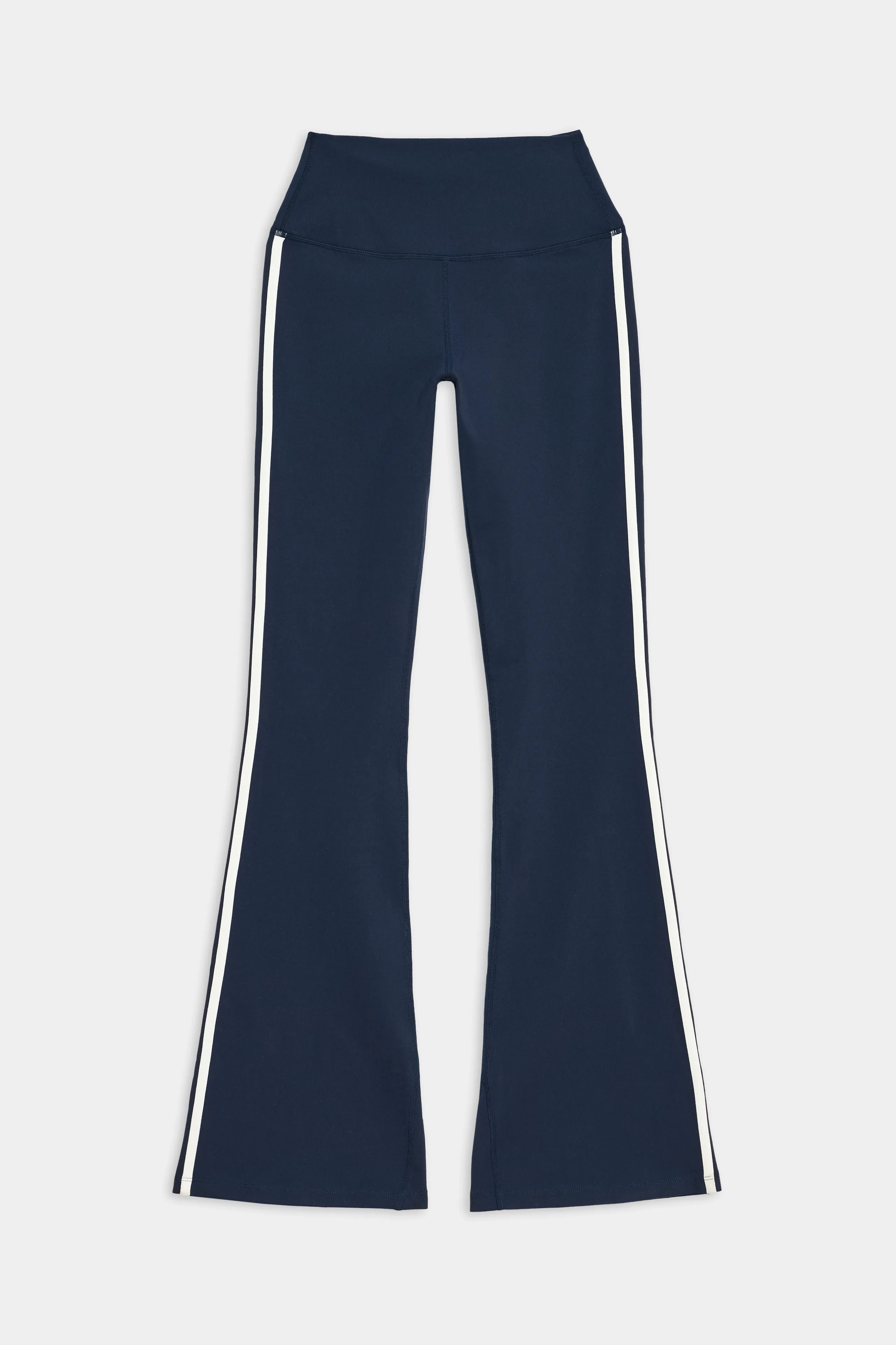 Raquel High Waist Flared Legging - Indigo/White
